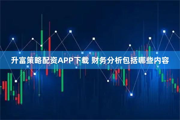 升富策略配资APP下载 财务分析包括哪些内容