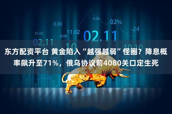东方配资平台 黄金陷入“越强越弱”怪圈？降息概率飙升至71%，俄乌协议前4080关口定生死